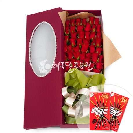 빼빼로 데이 백송이 상자